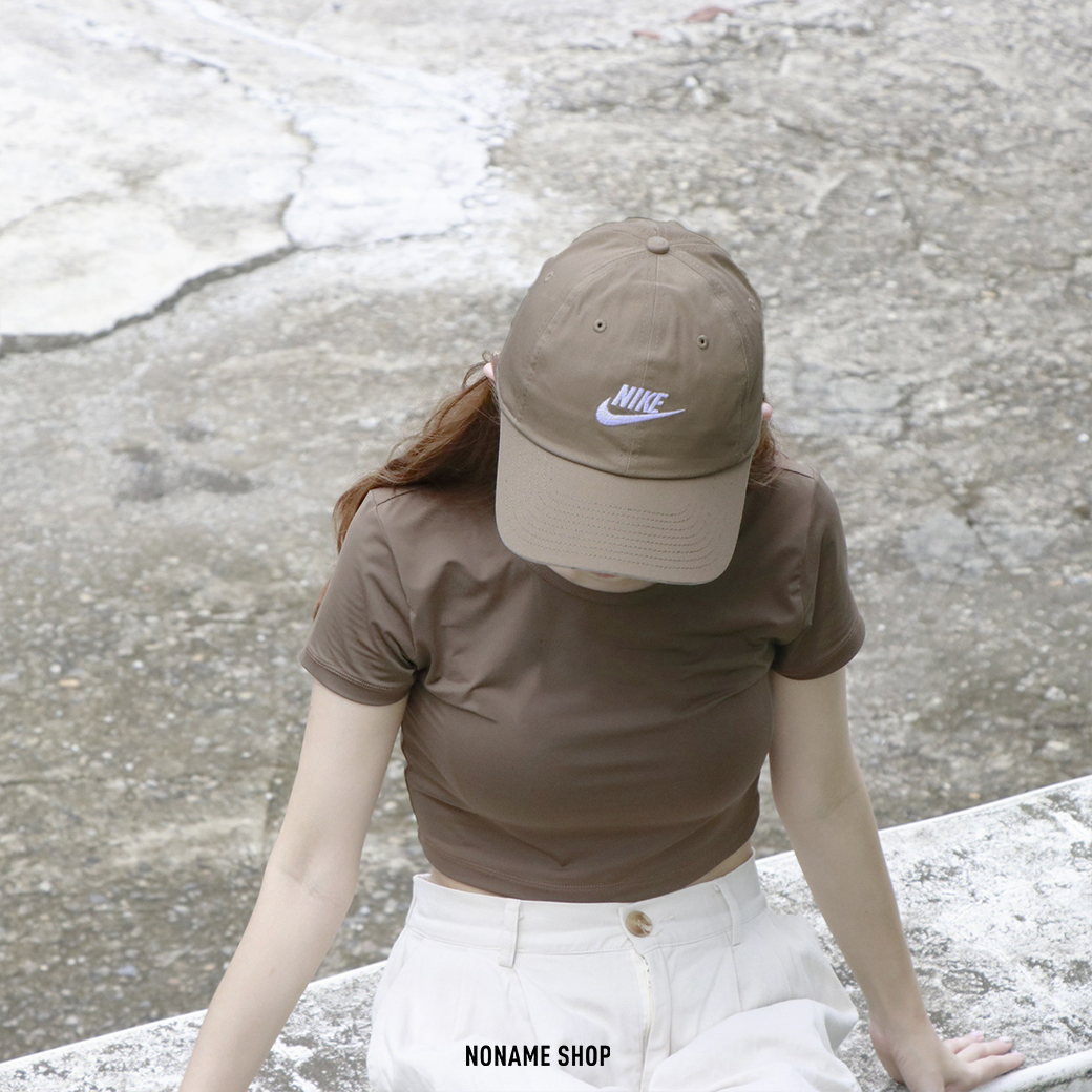 NIKE CLUB CAP 可調式 老帽 卡其