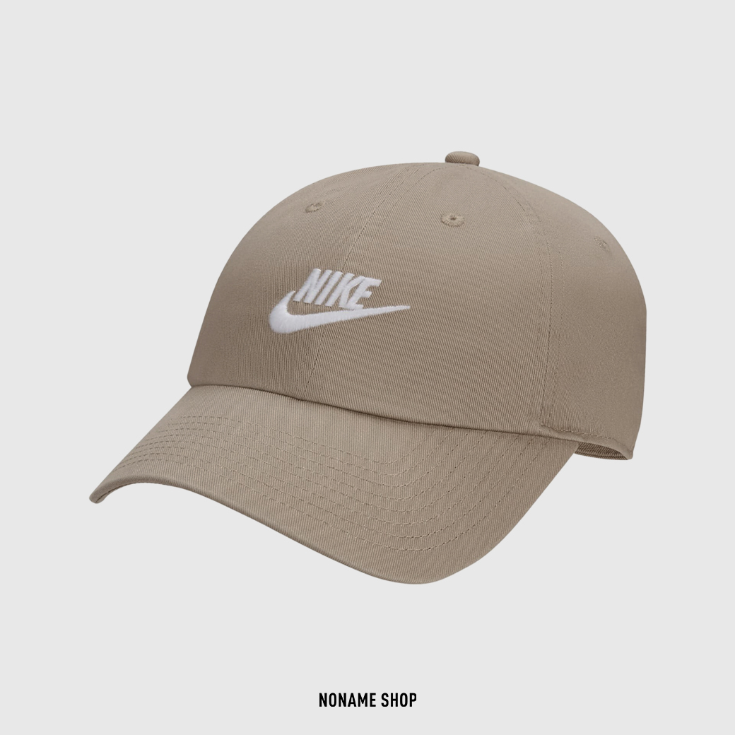 NIKE CLUB UNSTRUCTURED FUTURA WASH CAP 可調式老帽卡其