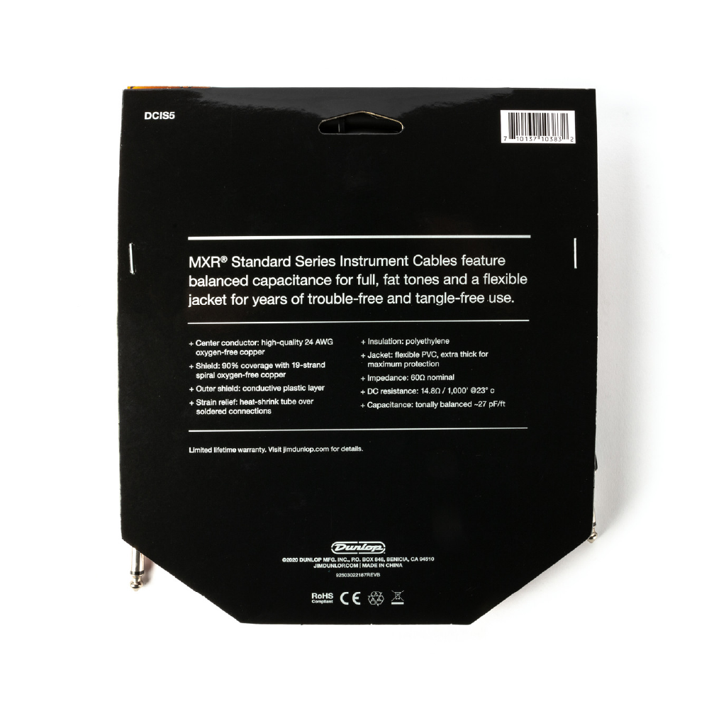 Dunlop Dunlop / MXR DCIS系列 TS(6.3)-TS(6.3) 訊號線 (多種尺寸可選) 第 2 張圖片｜三峽配件 / 週邊