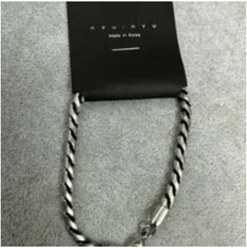 [S] NYU.NYU SNAKE CHAIN BRACELET,SILVER, SNN258 (SNN258)