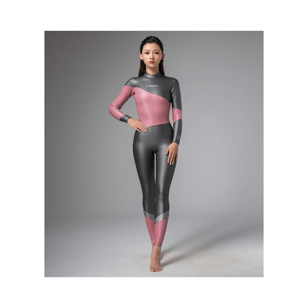 ▲預購-Bestdive 女款 1mm 零阻系列 競賽連身防寒衣
