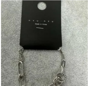 [S] NYU.NYU INTERLOCK CHAIN BRACELET,SILVER, SNN259 (SNN259)
