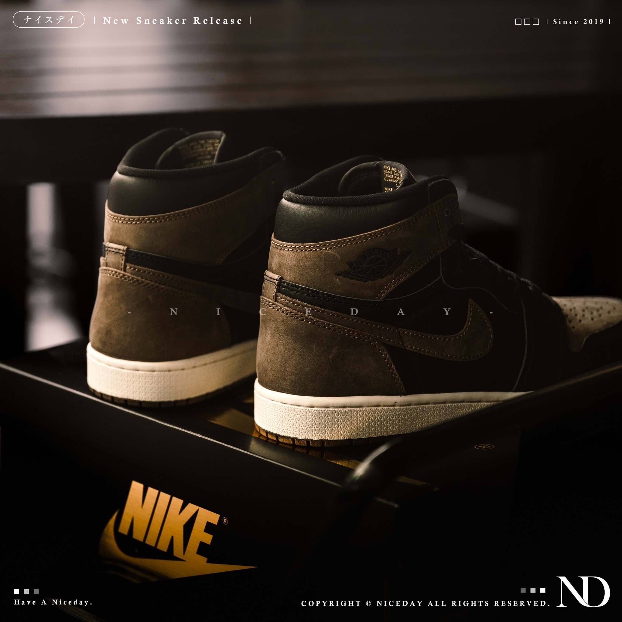 NICEDAY 部分現貨/代購Nike Jordan 1 High OG Palomino 喬丹一代摩卡