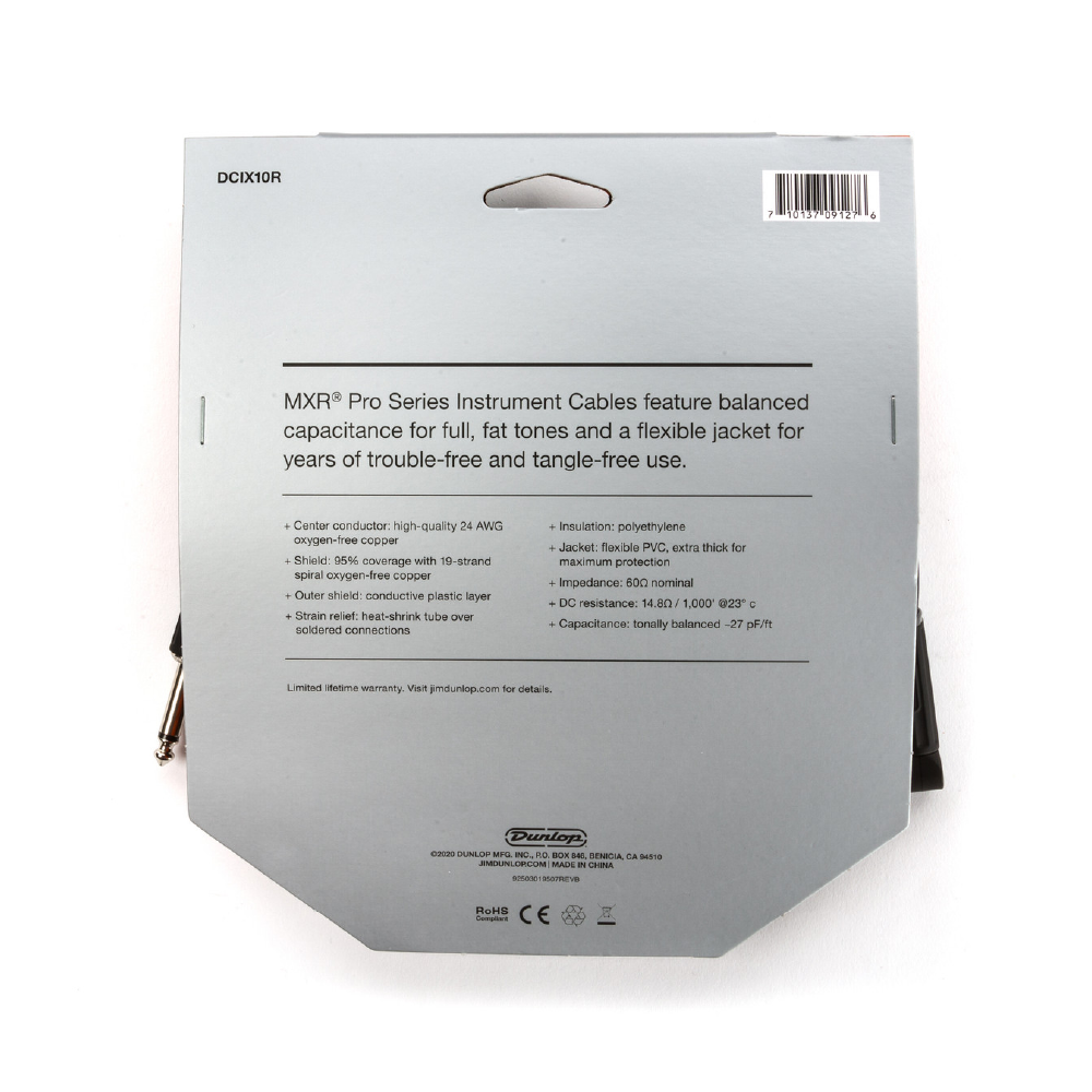 Dunlop Dunlop / MXR DCIX R系列 TS(6.3)-TS(6.3) 訊號線(直-L頭) (兩種尺寸可選) 第 2 張圖片｜三峽配件 / 週邊