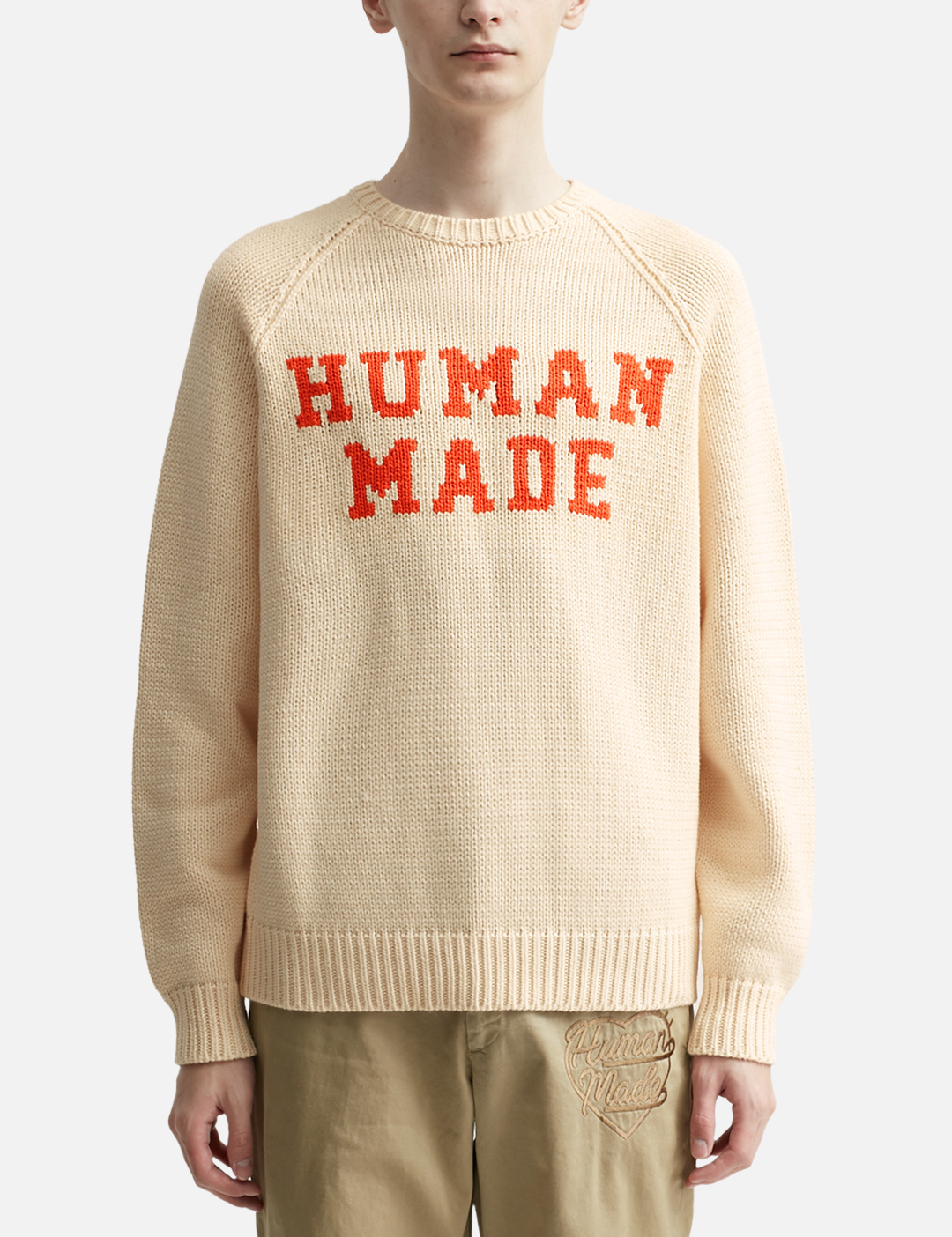 兩色Human Made BEAR RAGLAN KNIT SWEATER