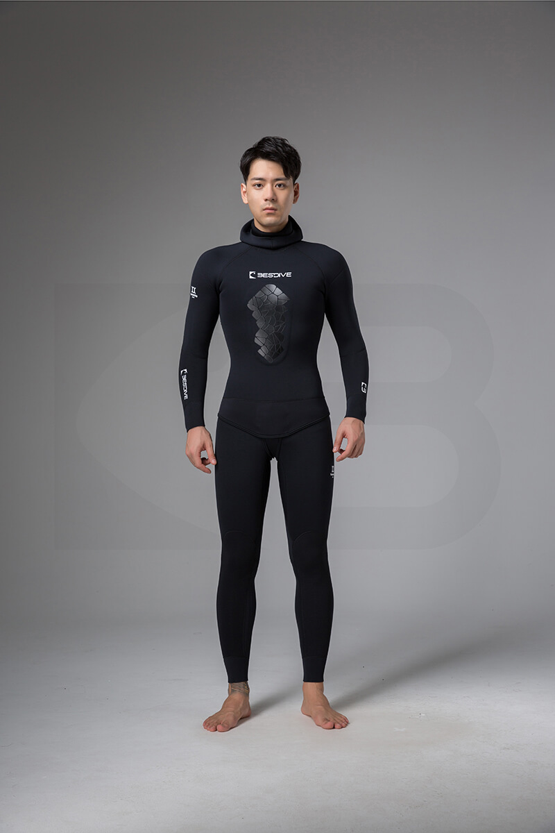 ▲預購 Bestdive 男款 漁獵系列 單色 超彈布面防寒衣 2026