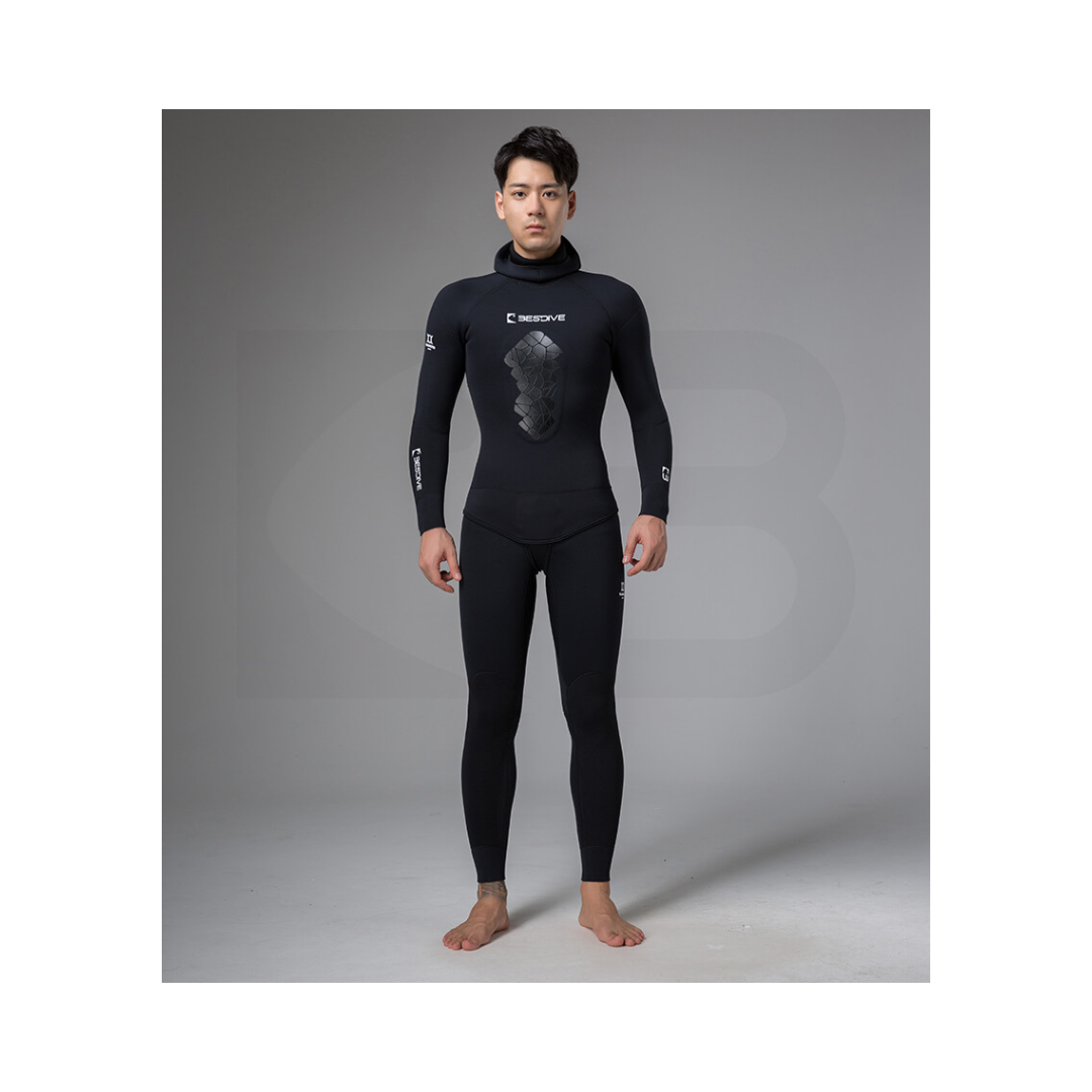 ▲預購 Bestdive 男款 漁獵系列 單色 超彈布面防寒衣 2026