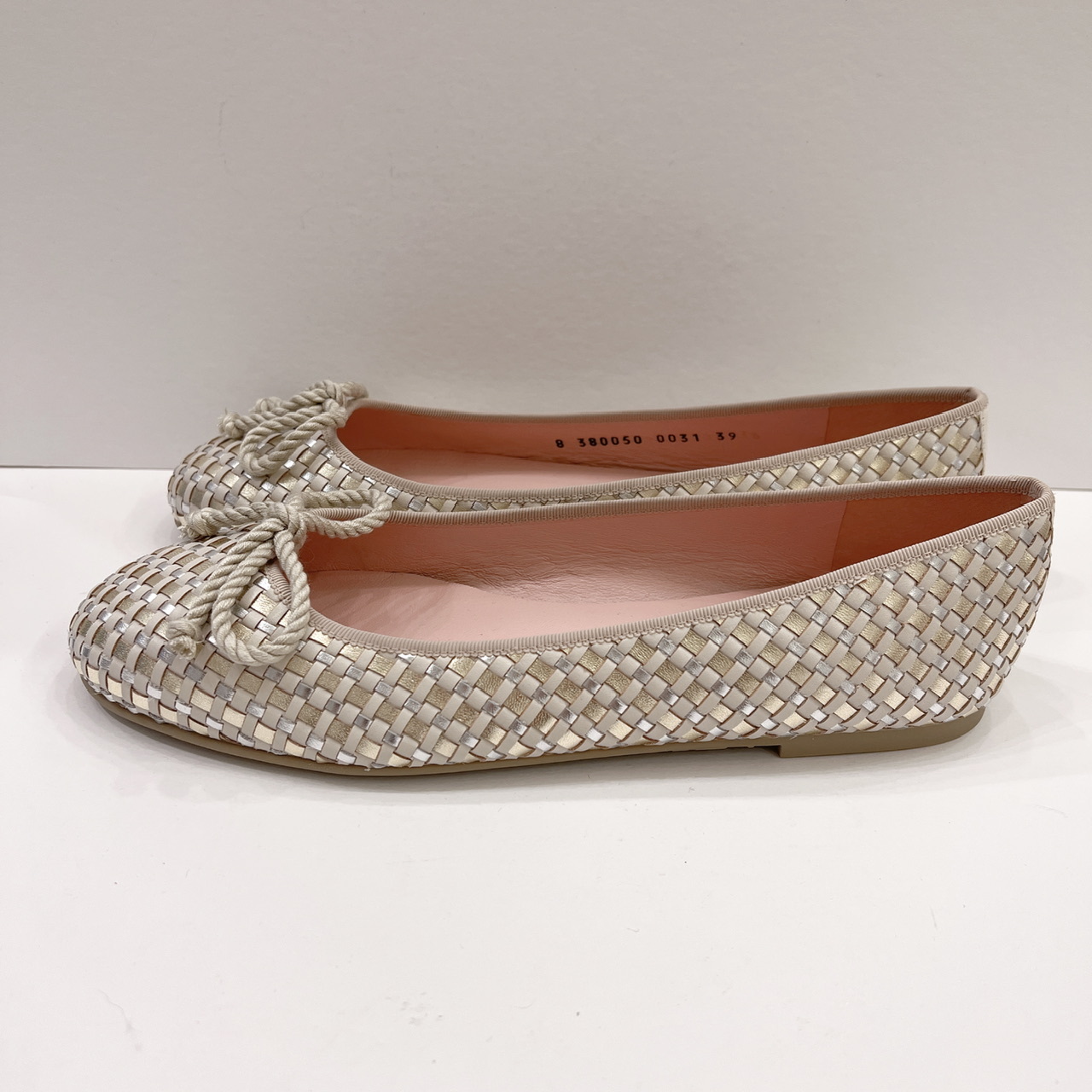 雙色編織娃娃鞋