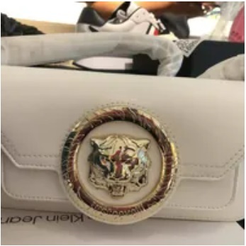 [S] JUSTCAVALLI 74RB4B12 RANGE A ICON BAG SKETCH 3 GRAINY SMALL+TIGER ICONIC,WHITE, 8052672439833 (SJC14)