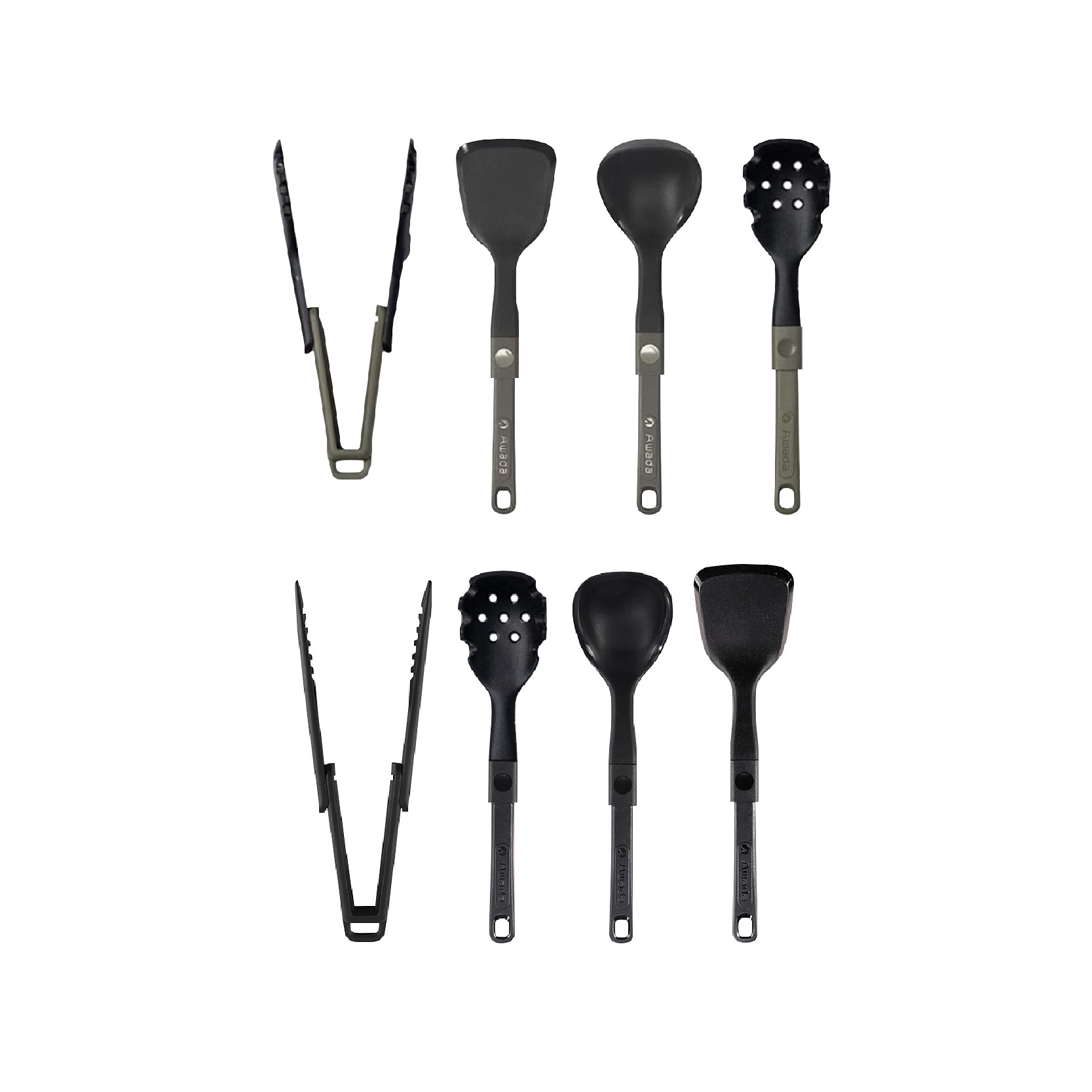 AWADA 新款矽膠餐具四件組甄選版