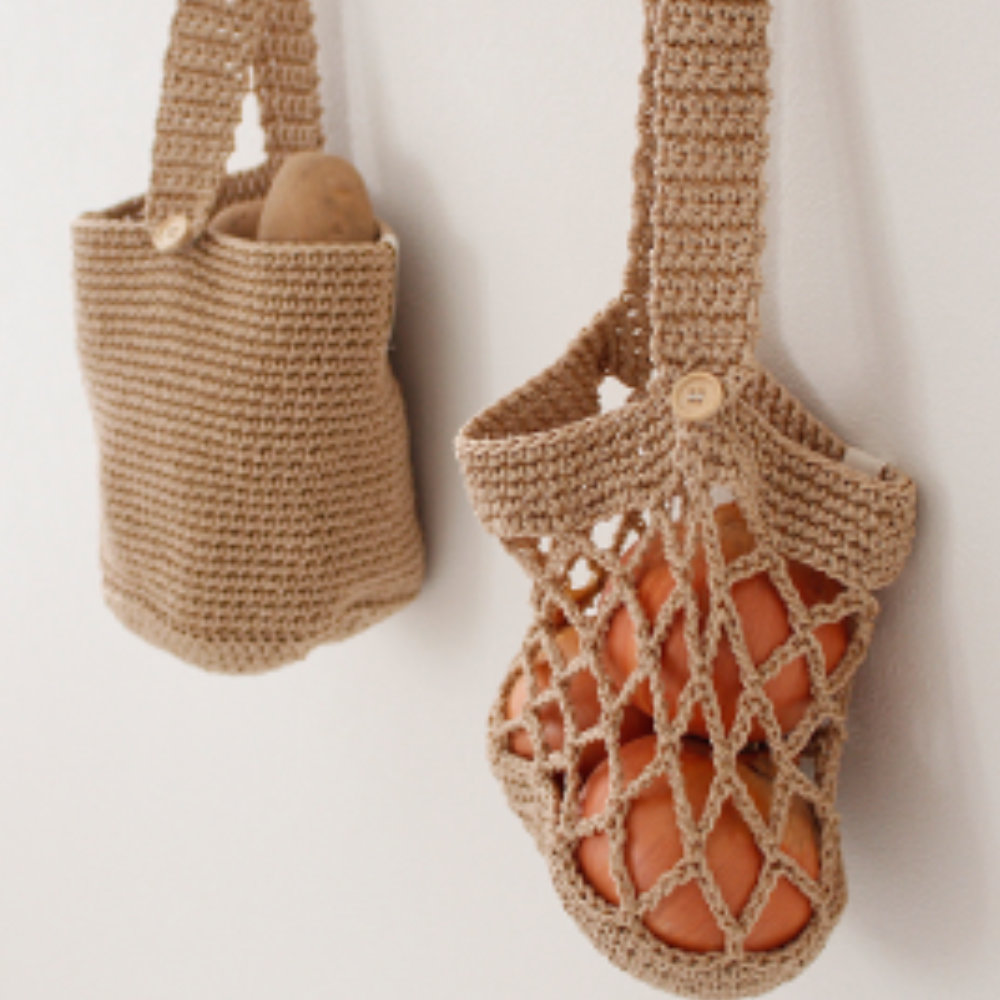 《PLYS》可掛式蔬果保存收納透氣網袋(適合裝入洋蔥)