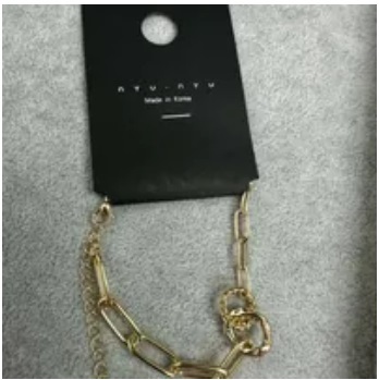 [S] NYU.NYU INTERLOCK CHAIN BRACELET,GOLD, SNN262 (SNN262)