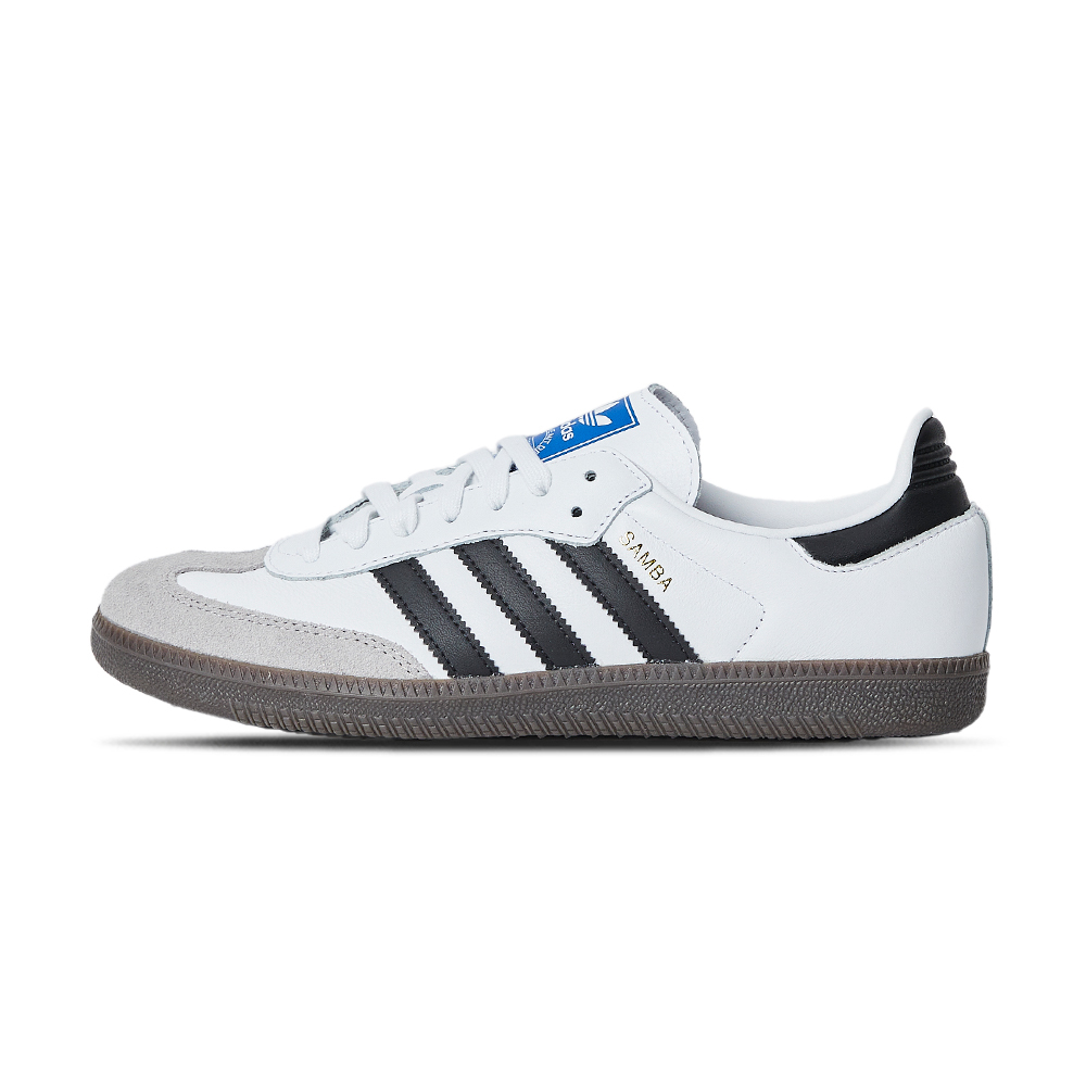 Adidas Originals Samba OG 男女白焦糖黑底經典麂皮復古經典休閒鞋B75