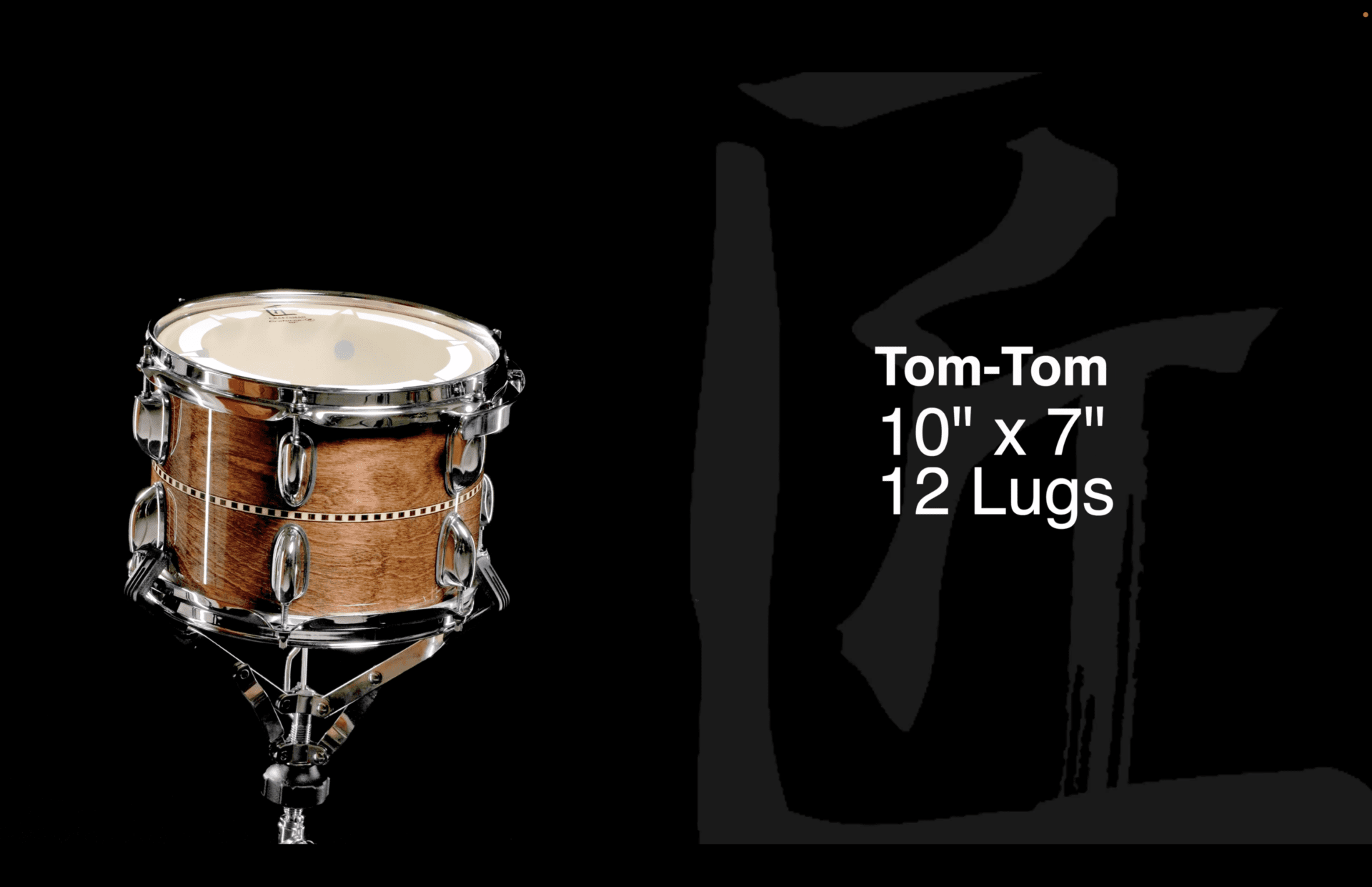 羯鼓２個組 匠Craftsman 原木Inlay C-RDH522-NI2 第二代五粒鼓組