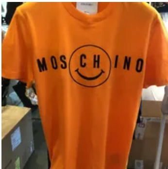[S] MOSCHINO SMILEY S/S T-SHIRT,ORANGE, ZPT07192041-1063 [FINAL SALE] (SM641)