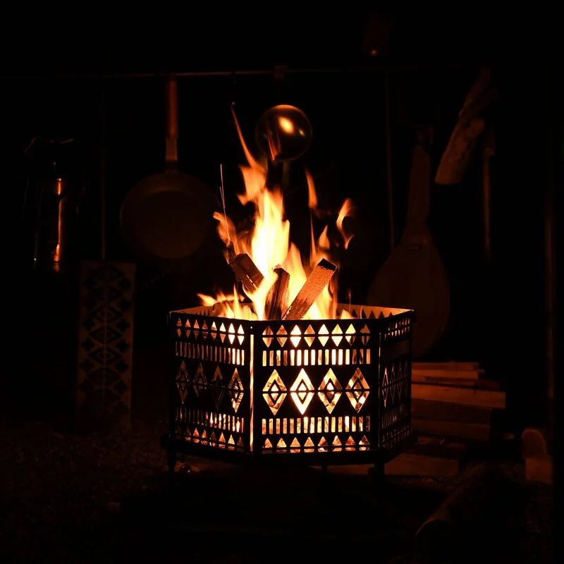 Rob Snow｜Dian 組立式焚火台｜黑鐵皮