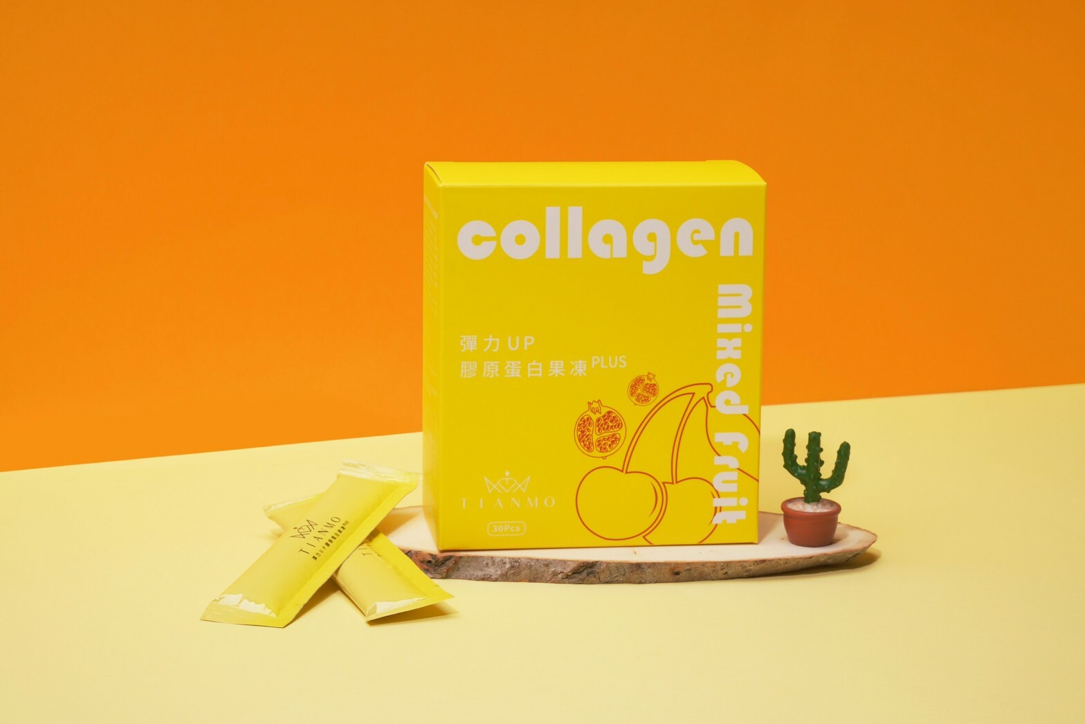 Tianmo 膠原蛋白 (熱帶水果味)