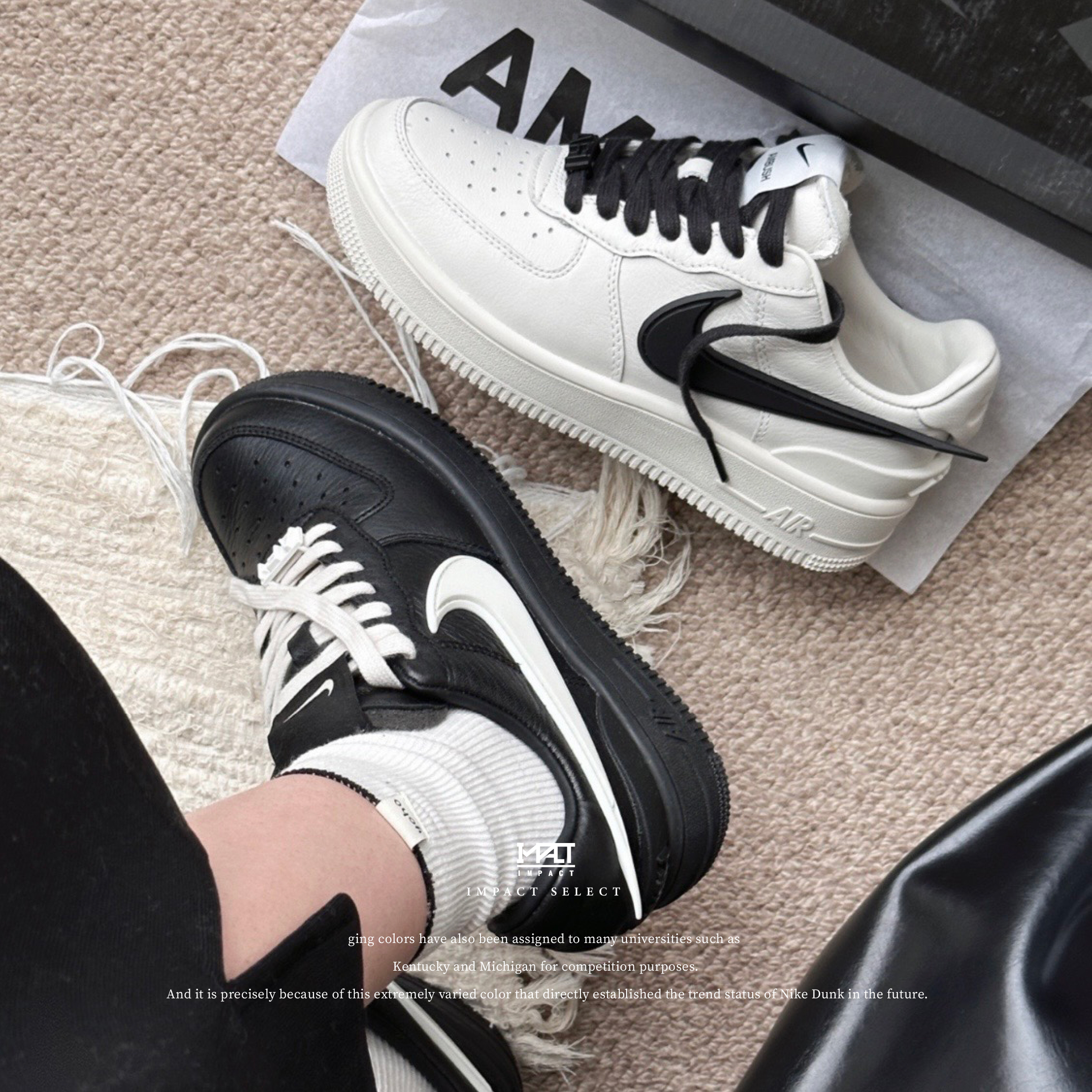 AMBUSH x NIKE AIR FORCE 1 聯名款黑色DV3464-001