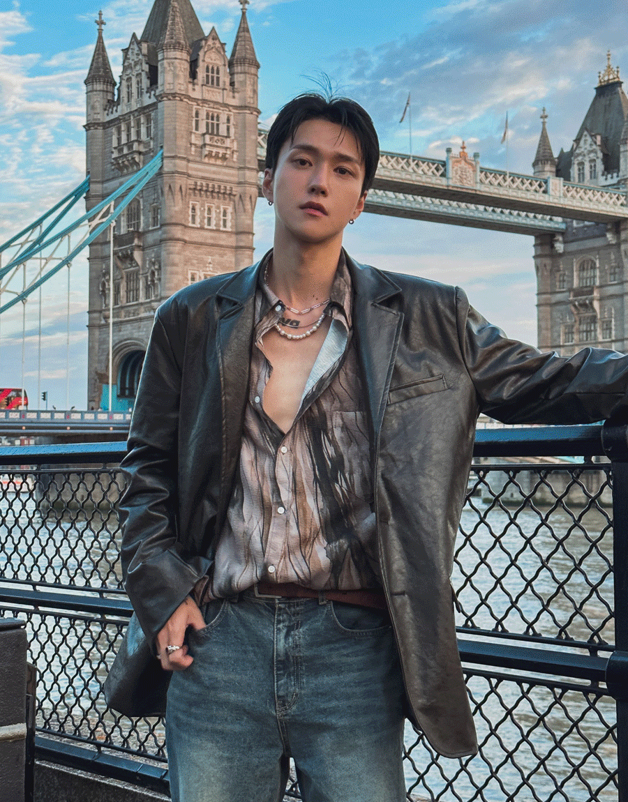 ACE皮革休閒西裝外套