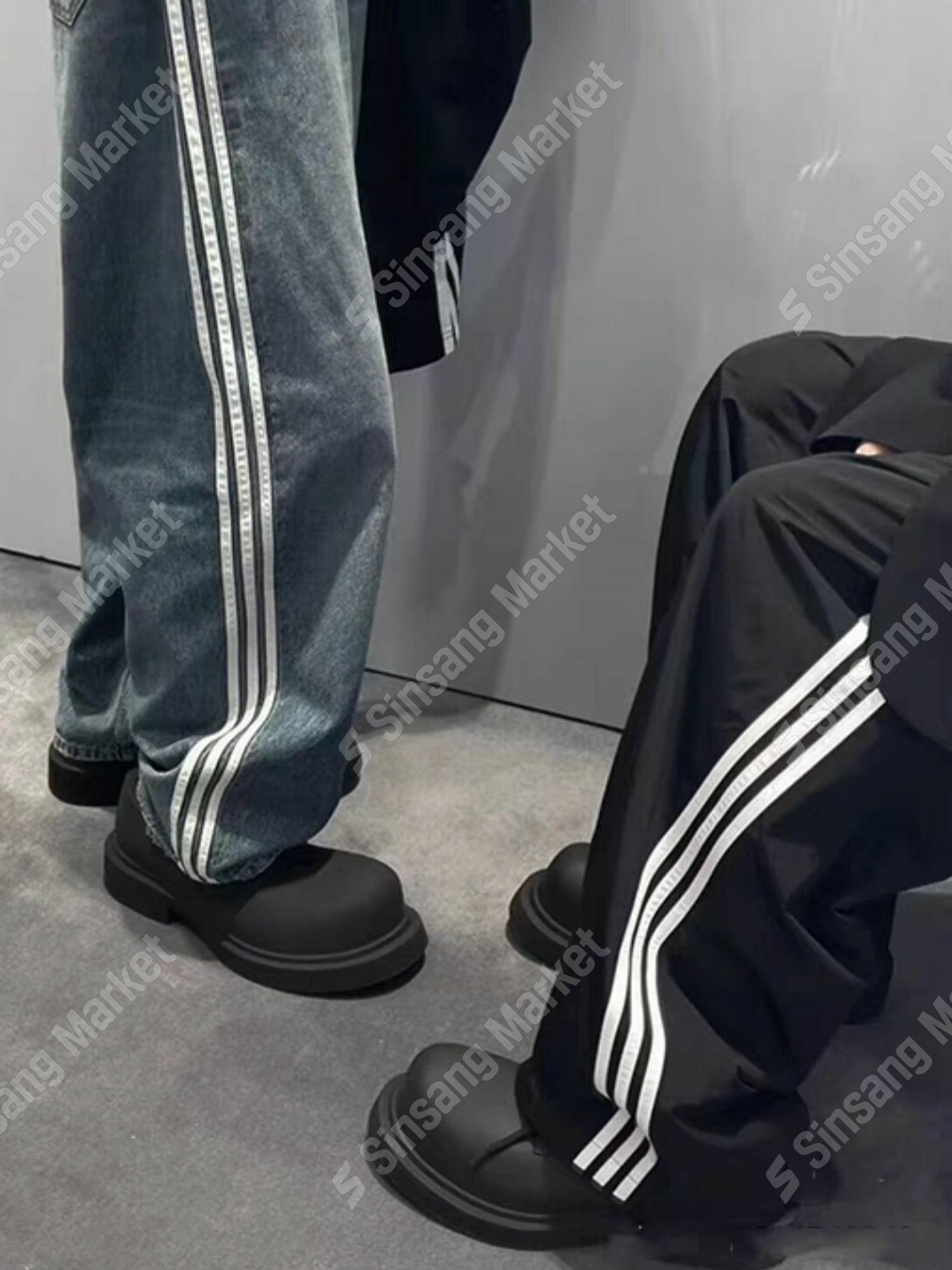 特大號突出德比鞋