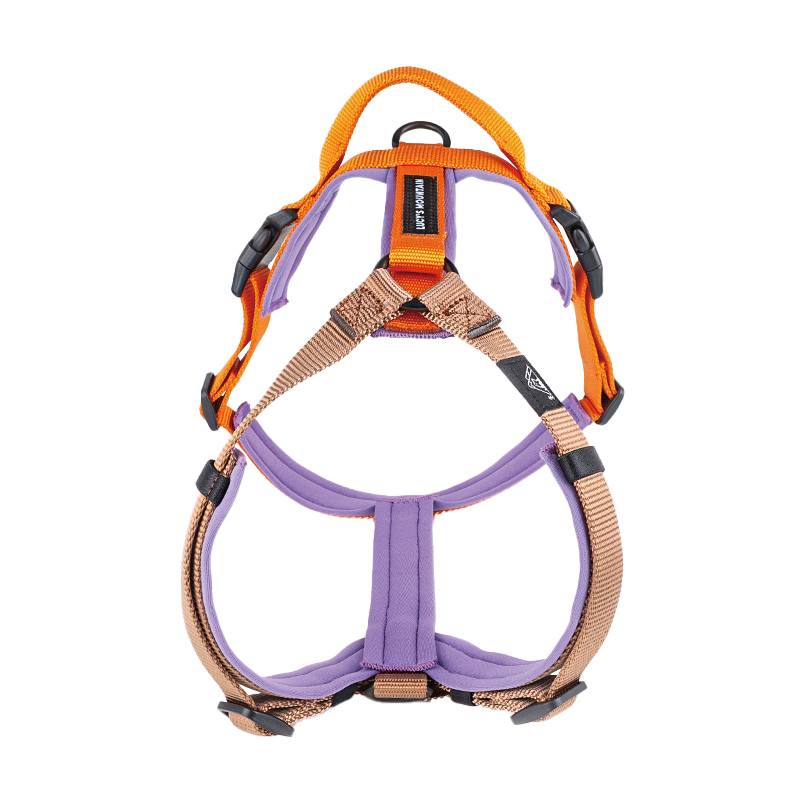 LUCY`S MOUNTAIN PAWGO多段調整型胸背帶-M-彩霞