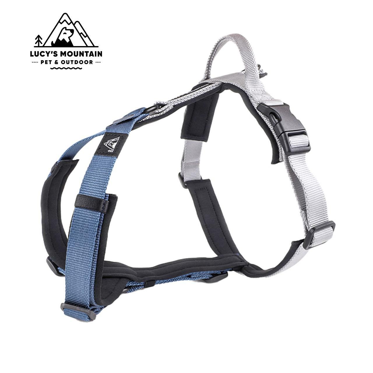 LUCY`S MOUNTAIN PAWGO多段調整型胸背帶-M-星空