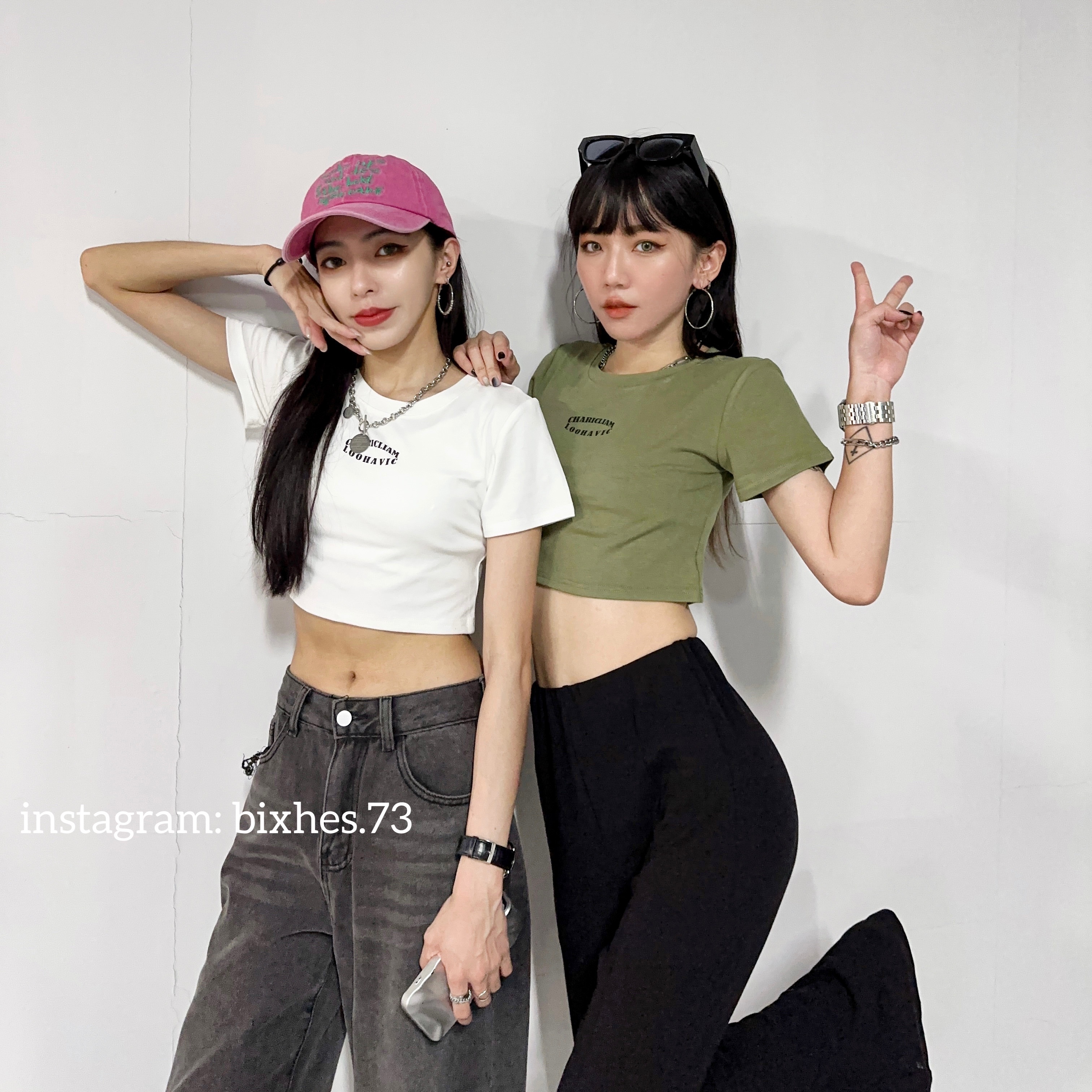 環繞超彈力短版短T(A00045)