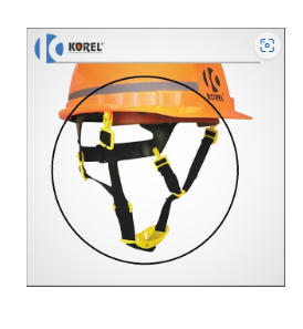 KCS-7A安全帽 Y型25MM帶托下巴帶(黑色)-[RR-2019]