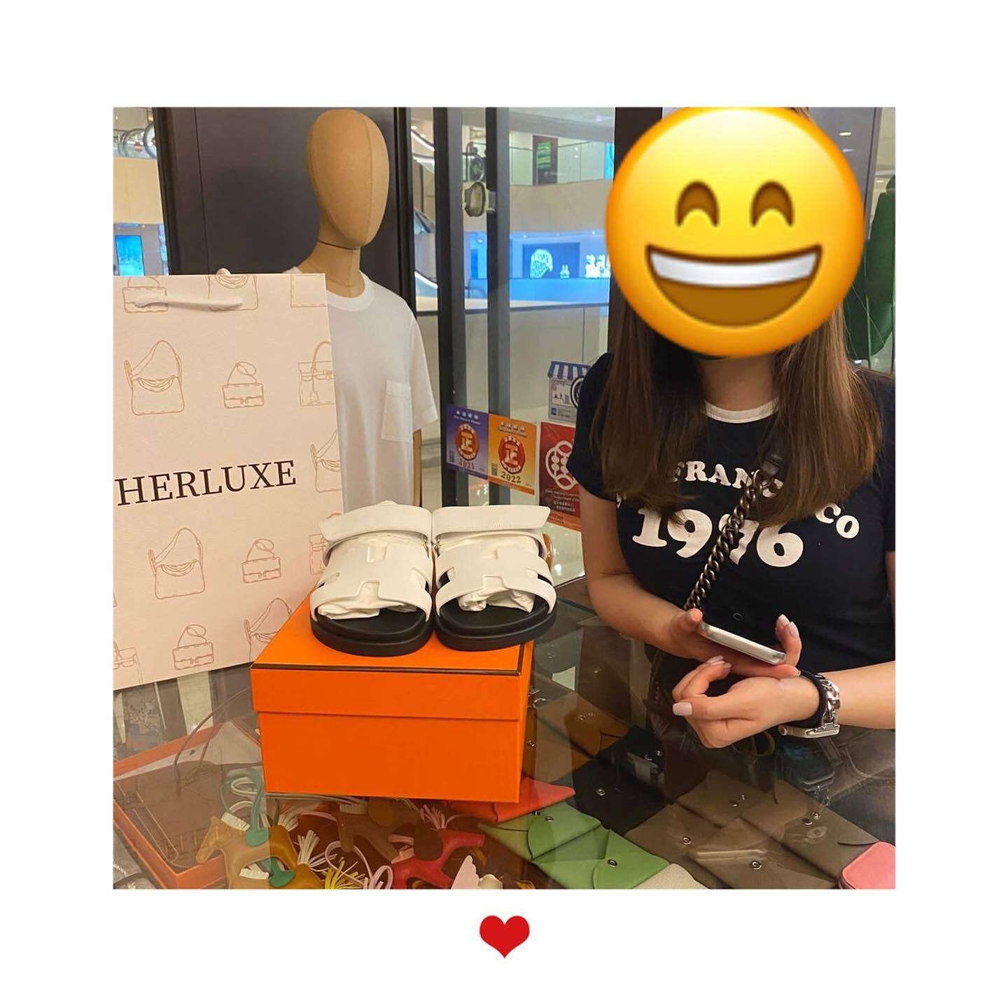 【 感謝支持 】爽快靚靚來pick up拖鞋🎉 還想幫朋友訂多對🥰 靚靚之前還幫襯我哋買過手袋❤️ 因為信任HERLUXE口碑 放心使用訂購服務🙌 多謝你哋嘅支持🫶