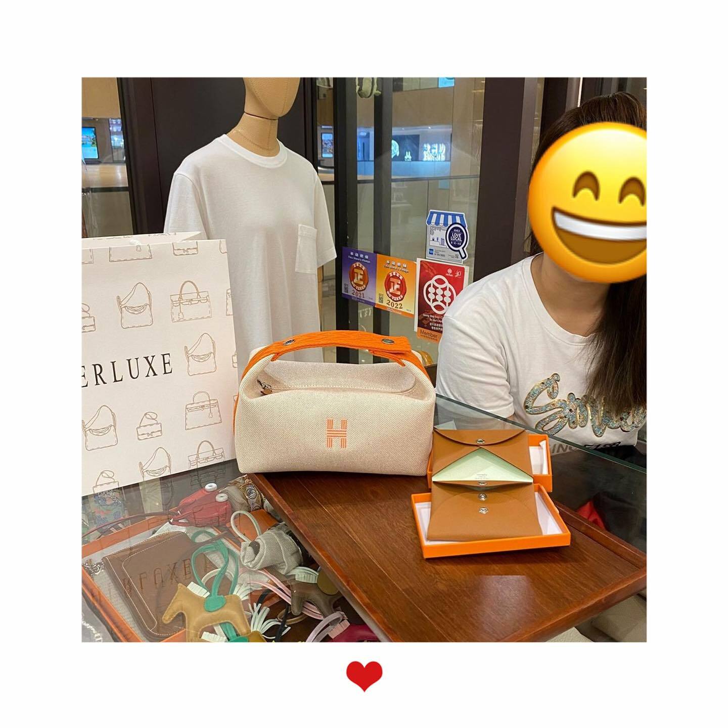 【 感謝支持 】爽快靚靚walk in買咗飯盒包同卡包😍 話會再幫襯買鞋🫰仲讚我哋貨品齊🤩 有實物睇係一大優點👍🏻 又可以線上線下order非常方便🌟 多謝你哋嘅支持與認可🫶