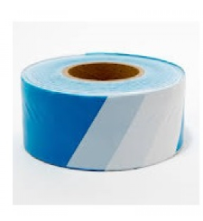 3"X250M 藍白危險警告帶(無字)-[XCWT250BW]