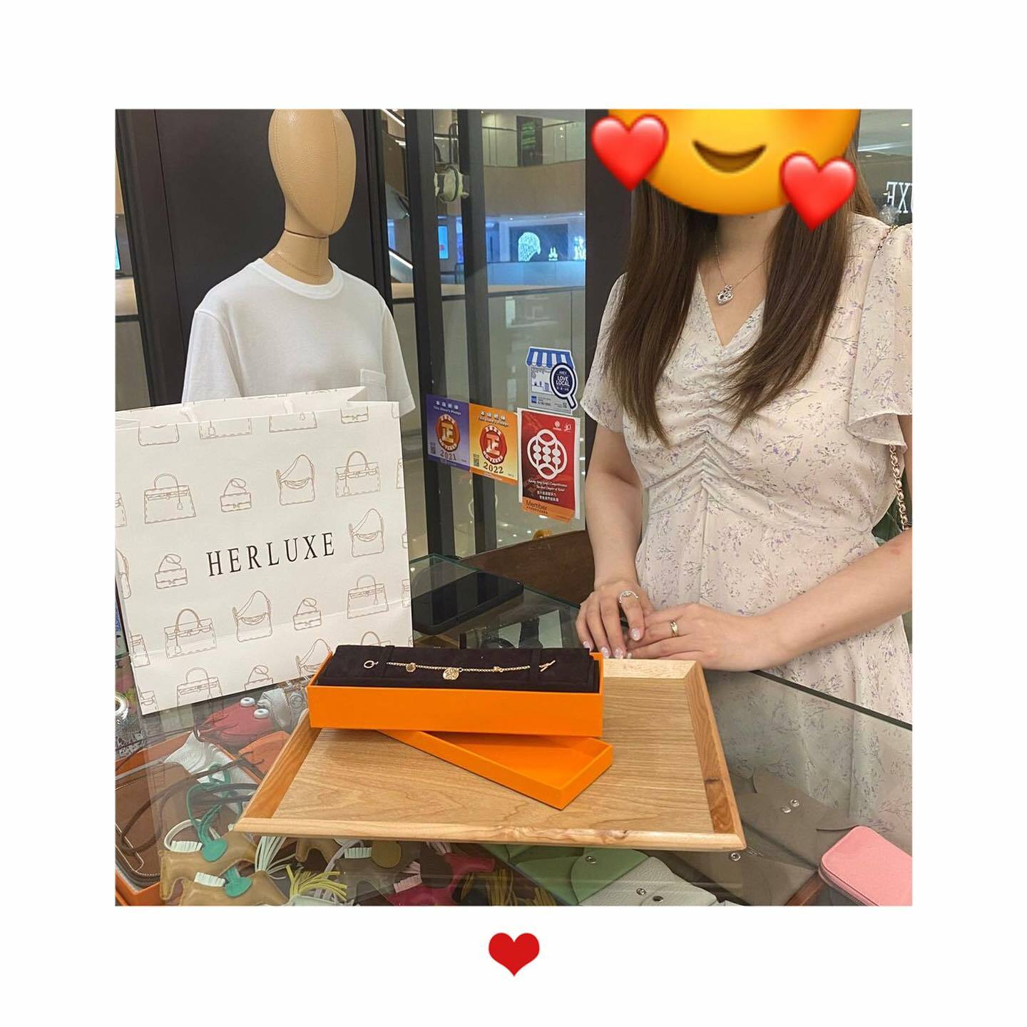 【 感謝支持 】爽快靚靚在線上咨詢後到店買手鏈🎉 睇到實物非常滿意❤️ 即刻埋單👏 多謝你嘅支持🫶