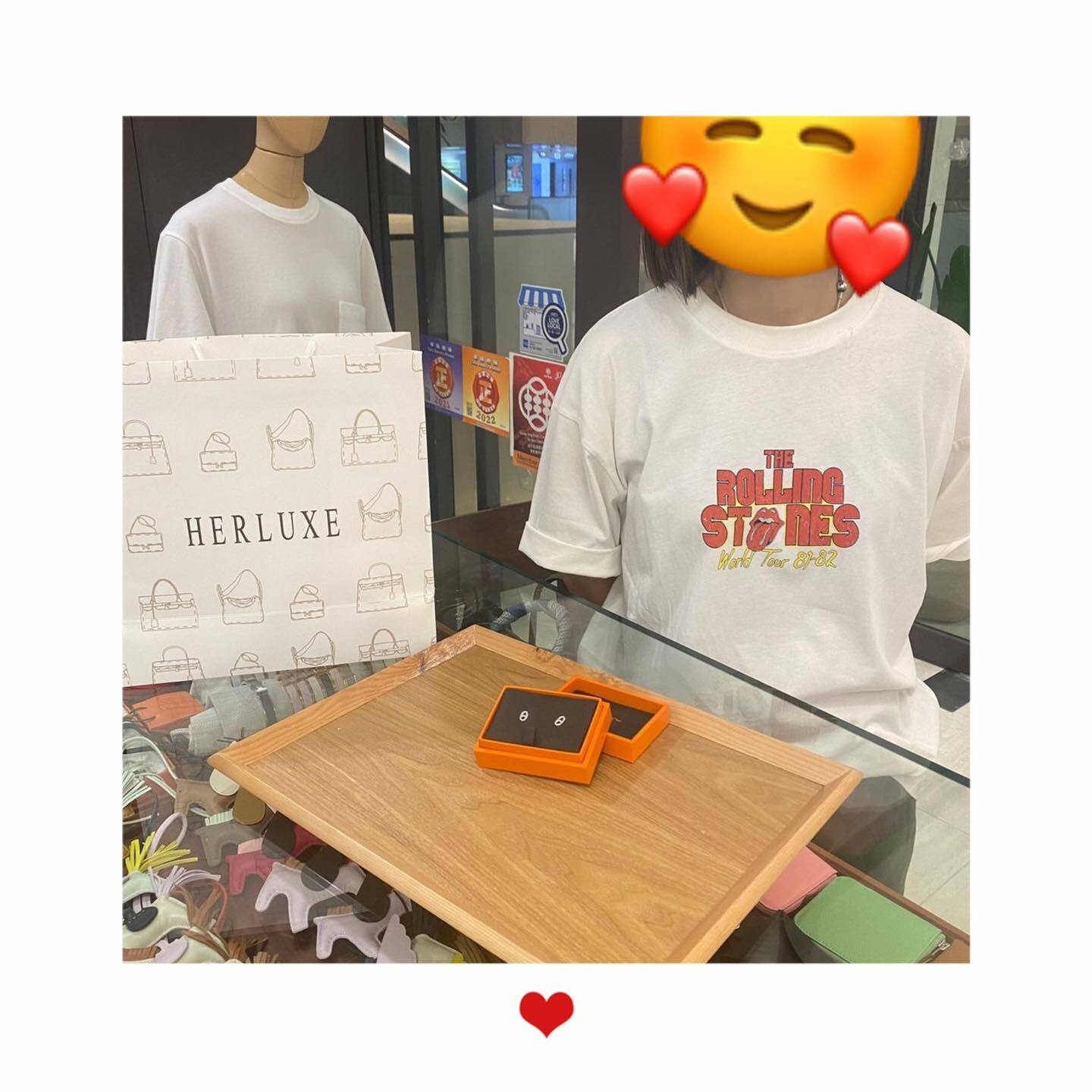 【 感謝支持 】爽快靚靚來pick up耳環🥳 對 C slim同 CTG很有興趣❤️ 話考慮好選邊隻會繼續在HERLUXE訂貨🎉 多謝你嘅支持🫶