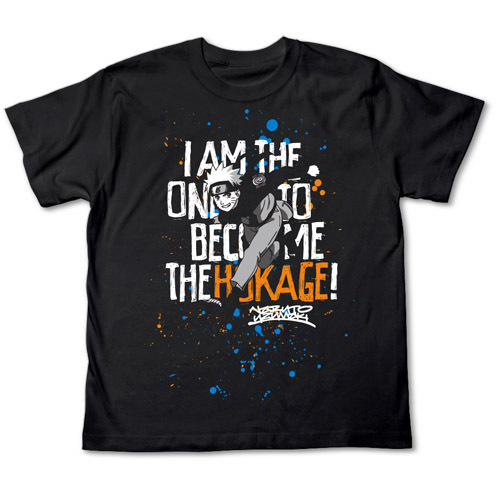 Cospa 0707 NARUTO疾風伝　ﾅﾙﾄTｼｬﾂ　ﾌﾞﾗｯｸ BLACK