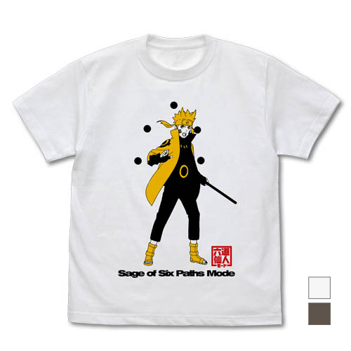 Cospa 0707 NARUTO-ﾅﾙﾄ- 疾風伝 六道仙人ﾓｰﾄﾞ ﾅﾙﾄ Tｼｬﾂ/WHITE