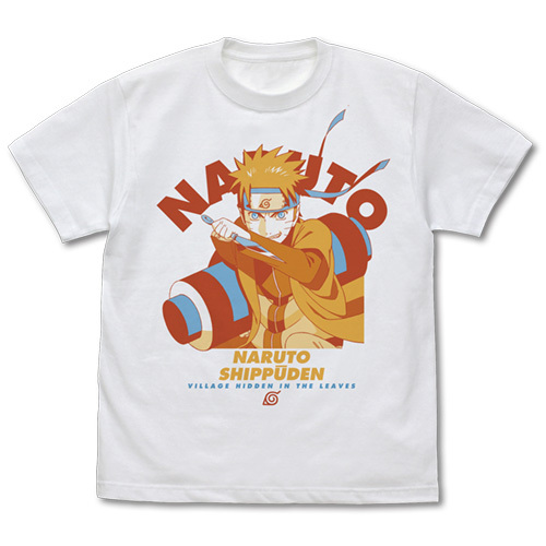Cospa 0707 NARUTO-ﾅﾙﾄ- 疾風伝 うずまきﾅﾙﾄ Tｼｬﾂ/WHITE
