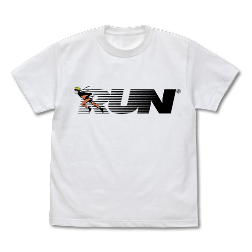 Cospa 0707 NARUTO-ﾅﾙﾄ- 疾風伝 ﾅﾙﾄRUN Tｼｬﾂ/WHITE