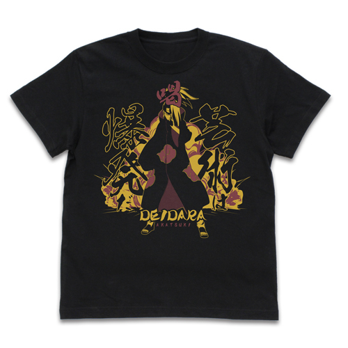 Cospa 0707 NARUTO-ﾅﾙﾄ- 疾風伝 ﾃﾞｲﾀﾞﾗ 芸術は爆発だ Tｼｬﾂ/BLACK