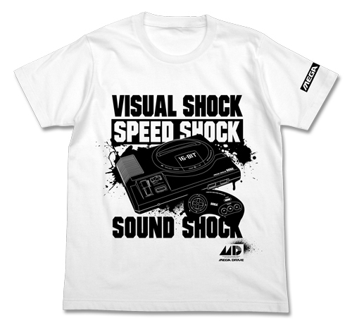 Cospa 0331 ﾒｶﾞﾄﾞﾗｲﾌﾞ 3SHOCK Tｼｬﾂ WHITE