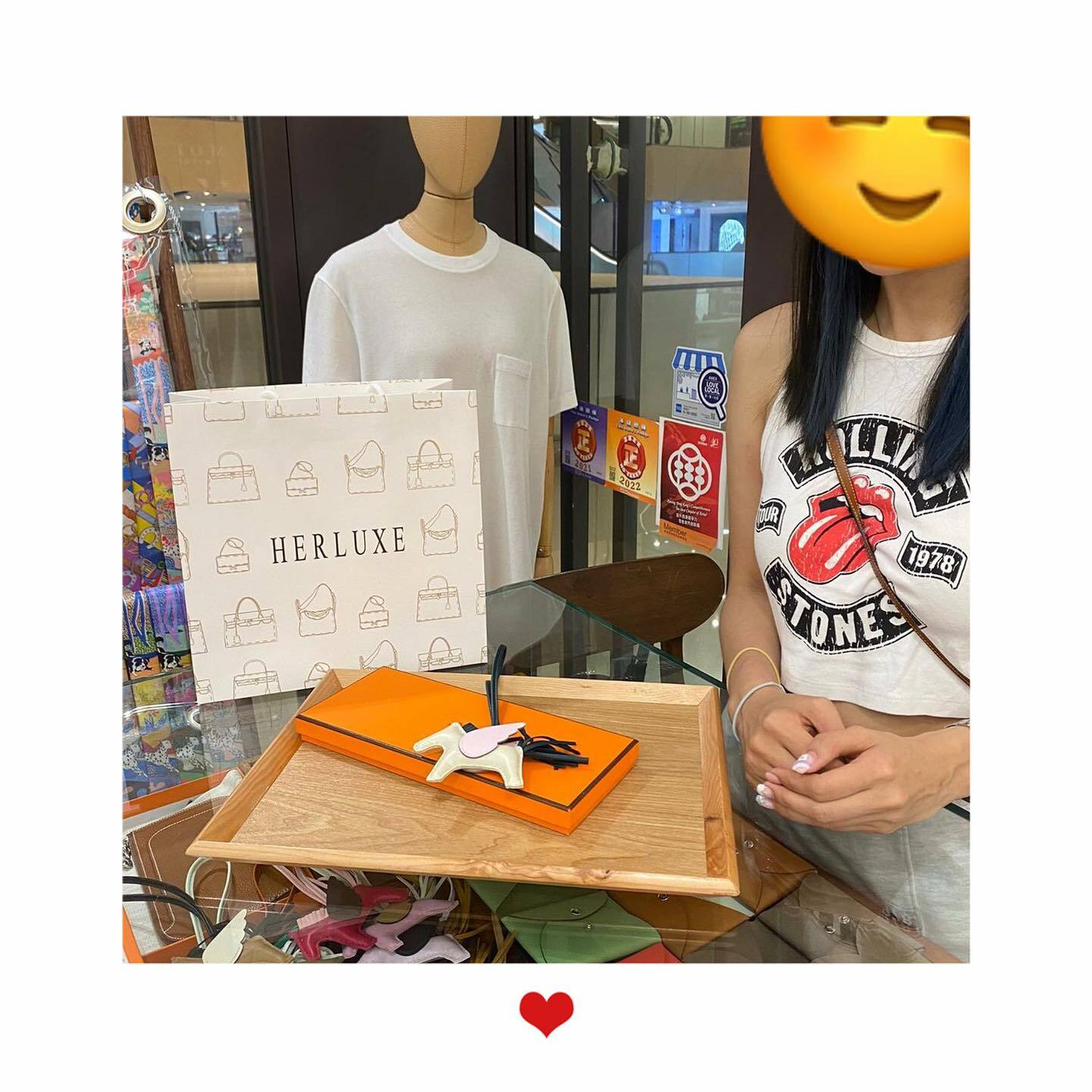 爽快靚靚在線上咨詢後來店買嘢🥳 揀咗飛馬襯袋🐎 仲對mini E黑金🈶興趣😍 靚靚話會繼續咨詢HERLUXE🫰 多謝你嘅支持🫶