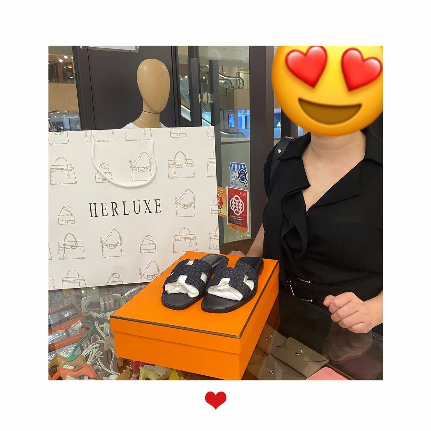 爽快靚靚來shopping📣 在同事嘅專業推薦下揀咗oran牛仔布🥳 靚靚係我哋vip客戶介紹來HERLUXE❤️ 口碑相傳🤗 多謝你哋嘅支持🫶