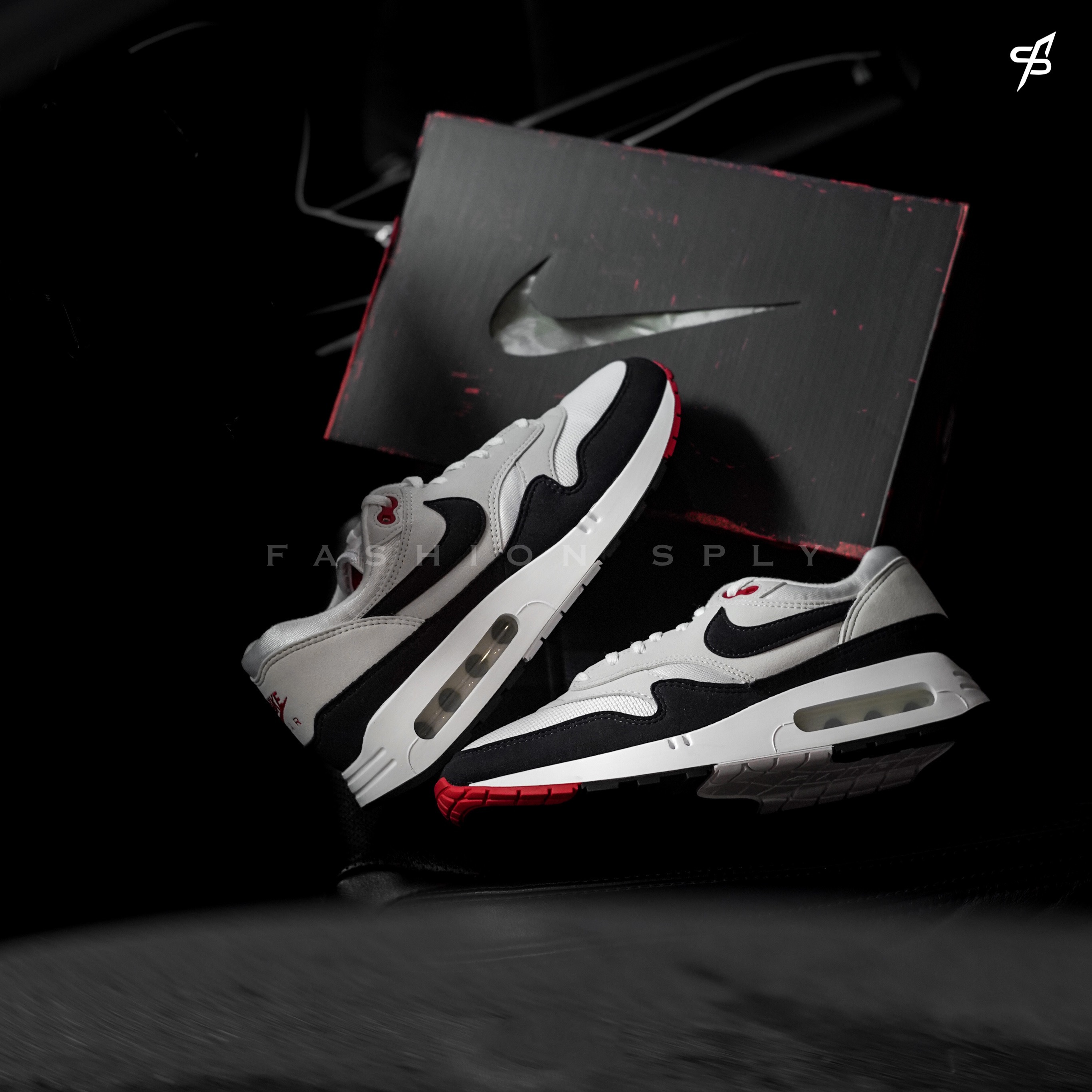 Nike Air Max 1 86 Big Bubble Obsidian 黑灰紅 DQ3989-101