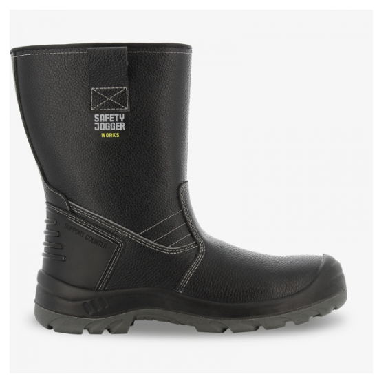 "S.J."BESTBOOT2 長筒安全鞋(黑色)