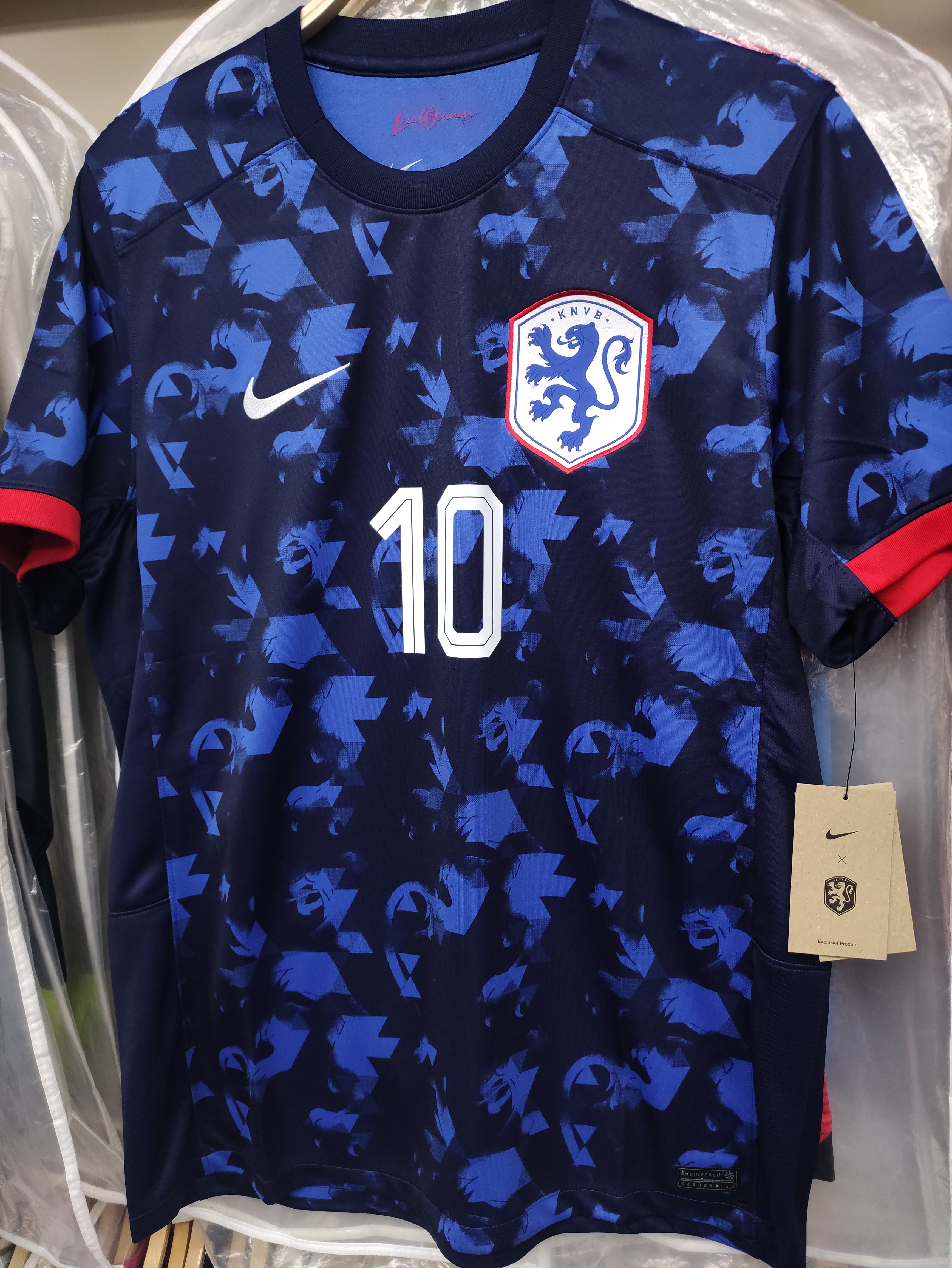 2023女子世界杯荷蘭女足國家隊作客球迷版球衣