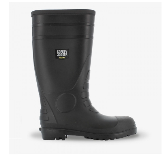 "S.J."HERCULES 安全水靴(黑色)