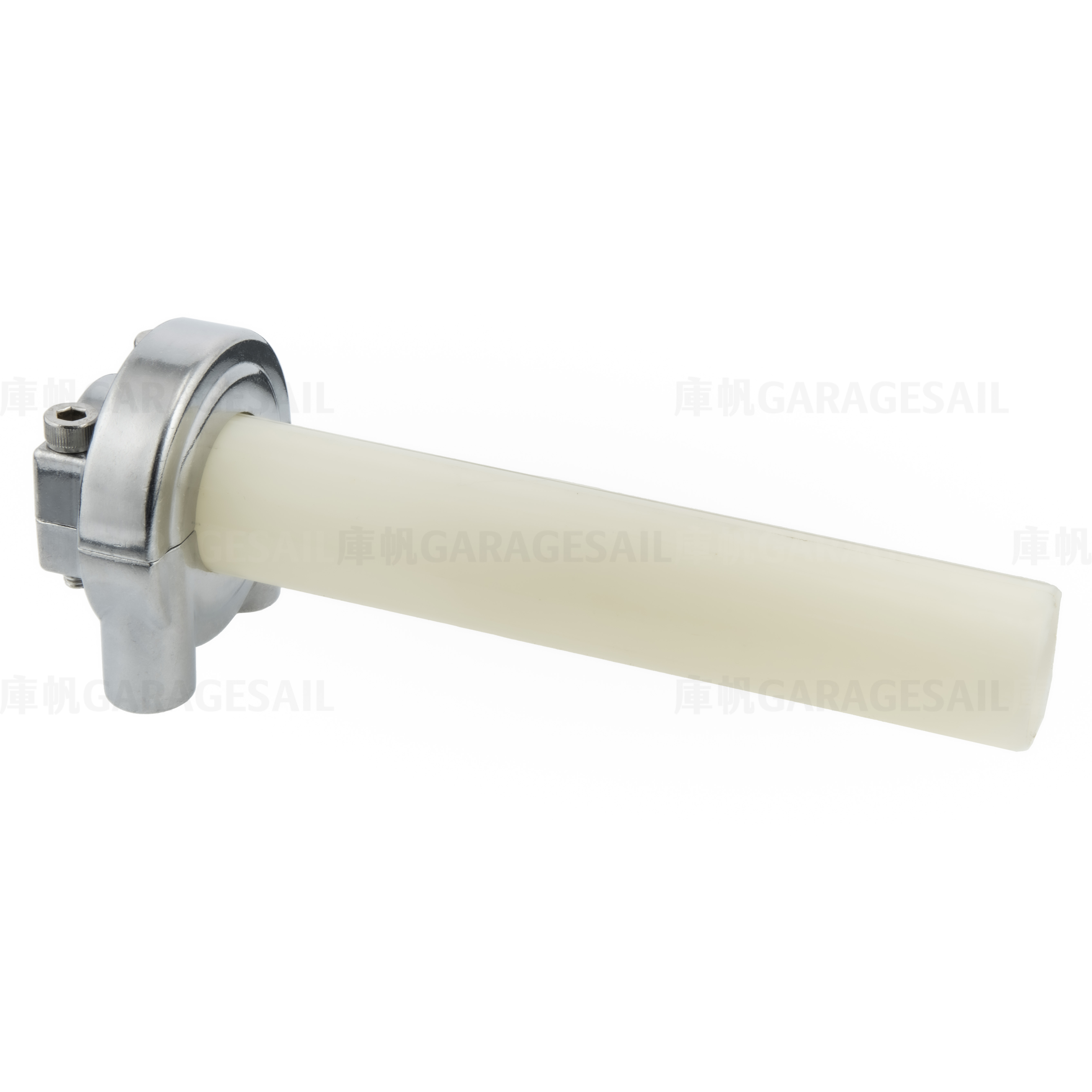 通用型 簡易鑄造油門座 雙線 7/8吋 銀