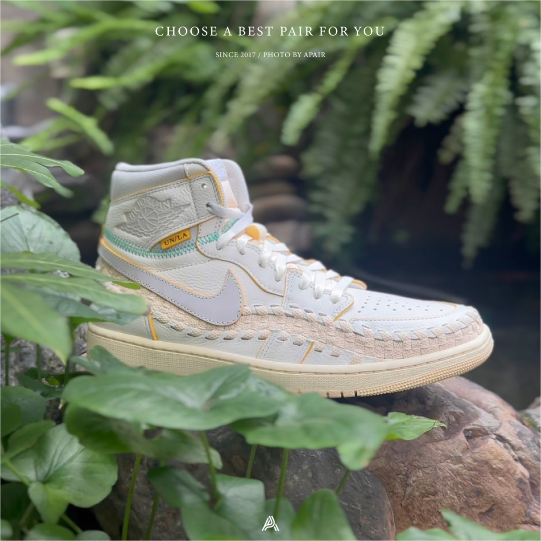 【APAIR】預購 Union x Bephies Beauty Supply x Air Jordan 1 high OG "Summer 96" 白灰 編織 奶油底  FD2565-100