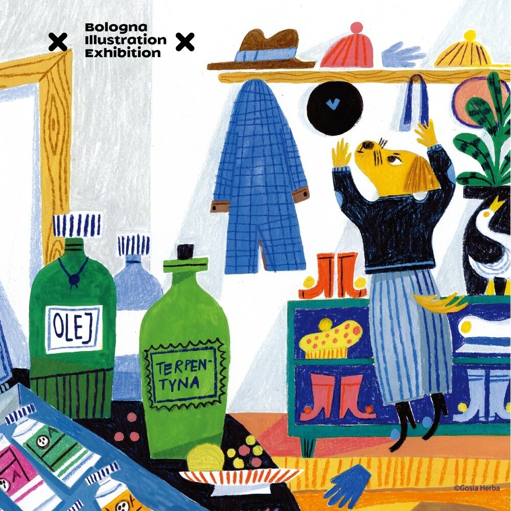 波隆那小方巾《狗(外出)》