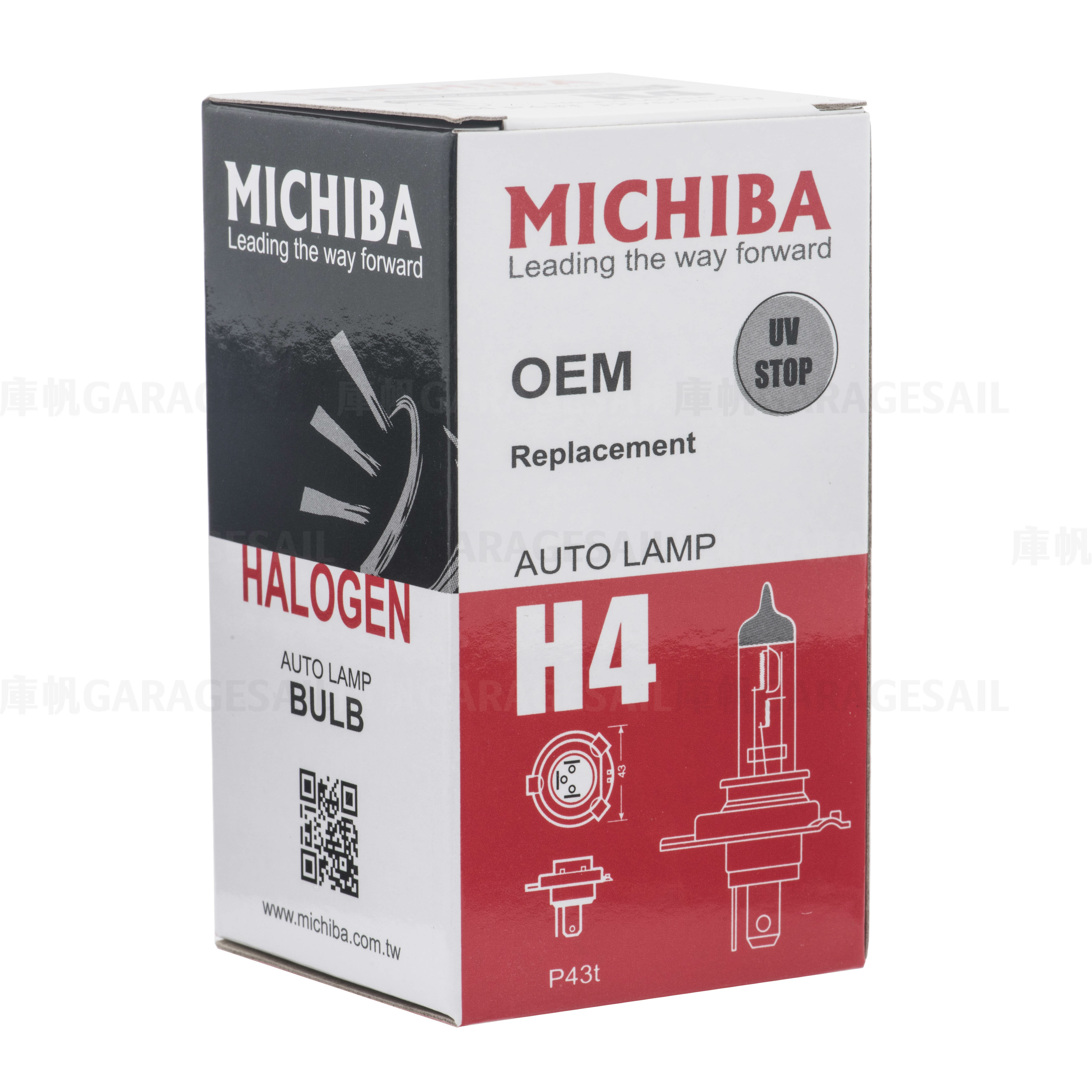 Michiba 鹵素 燈泡 H4 55/60W
