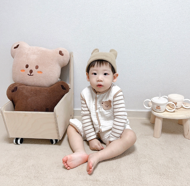 Dot to Dot 果凍人物系列-莫代爾棉舒爽睡眠爬服